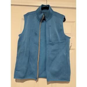 Men's M 38-40 Lands End blue knit vest #719